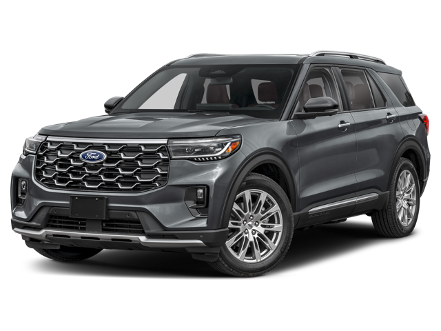 The ford explorer platinum trim.