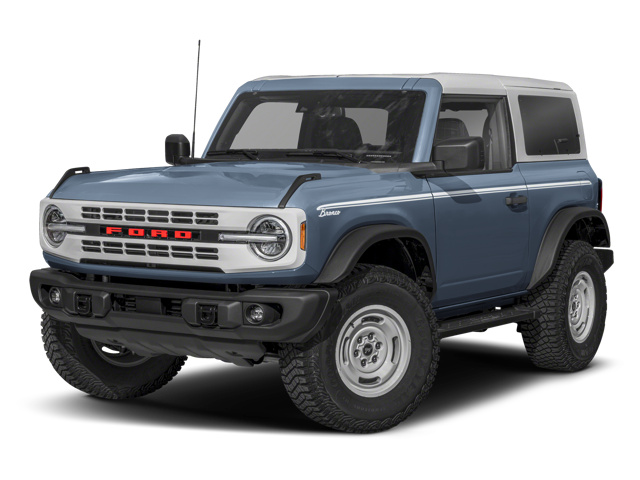 The ford bronco heritage edition trim.