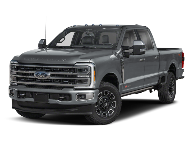 The ford super duty platinum trim.