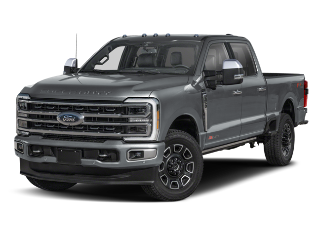 The ford super duty platinum trim.