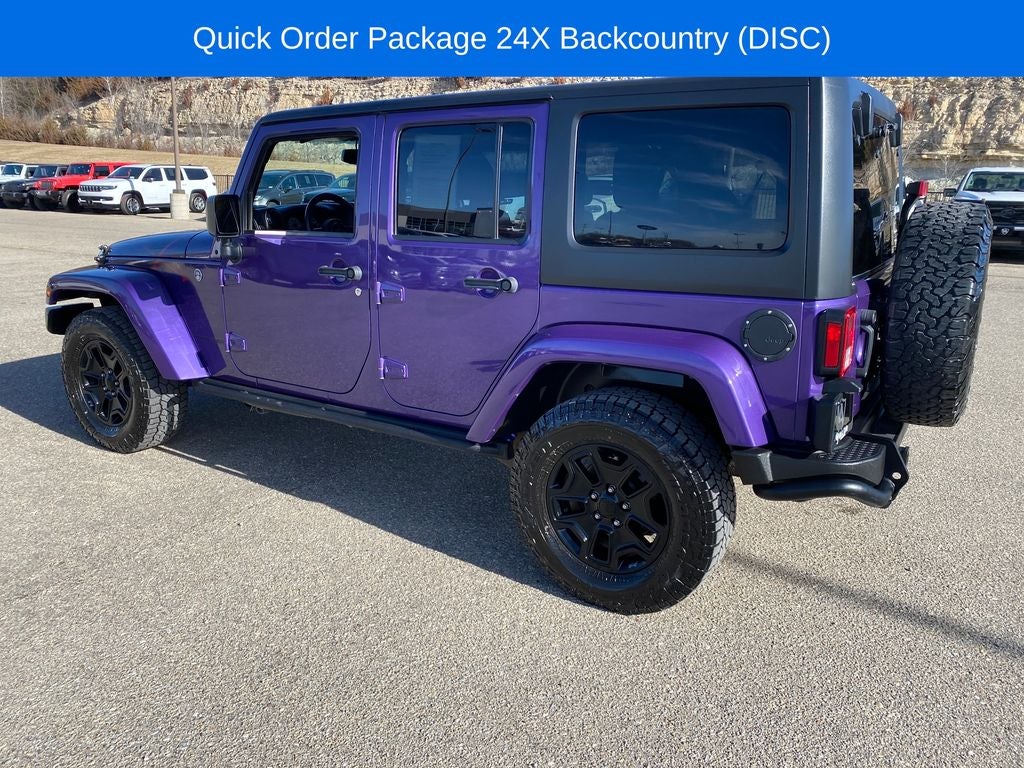 2016 Jeep Wrangler Unlimited Backcountry