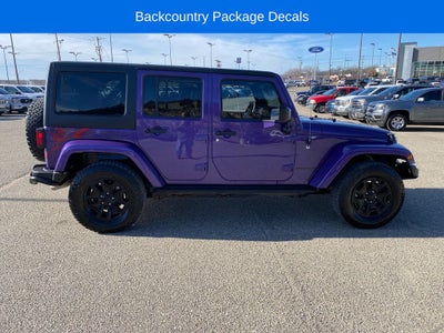 2016 Jeep Wrangler Unlimited Backcountry