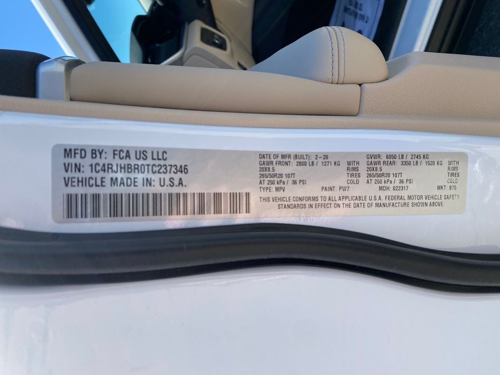 2026 Jeep Grand Cherokee GRAND CHEROKEE LIMITED 4X4