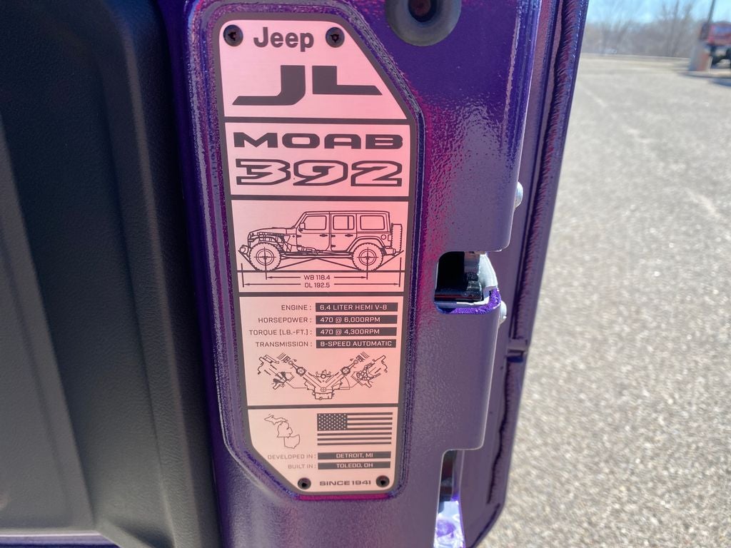 2026 Jeep Wrangler WRANGLER 4-DOOR MOAB 392