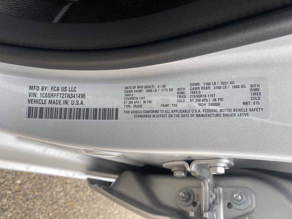 2026 RAM Ram 1500 RAM 1500 BIG HORN CREW CAB 4X4 5'7' BOX