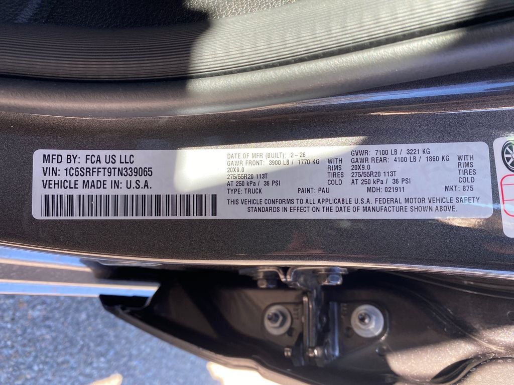 2026 RAM Ram 1500 RAM 1500 BIG HORN CREW CAB 4X4 5'7' BOX