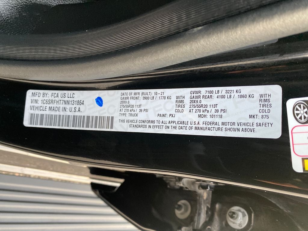 2022 RAM 1500 Limited Crew Cab 4x4 5'7' Box