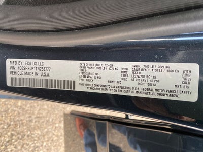 2026 RAM Ram 1500 RAM 1500 REBEL CREW CAB 4X4 5'7' BOX