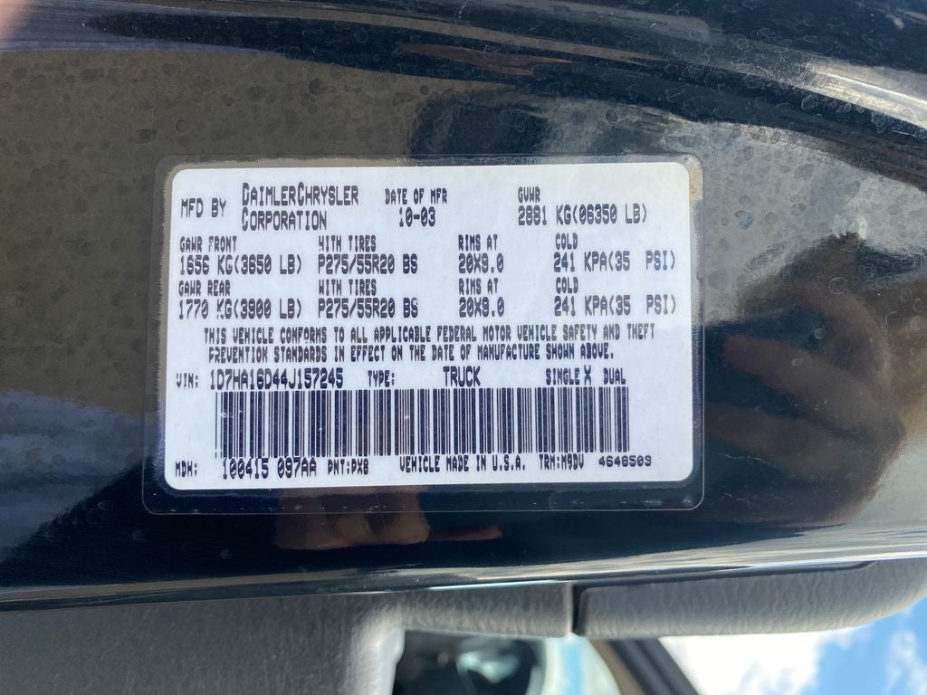 2004 Dodge Ram 1500 SLT/Laramie