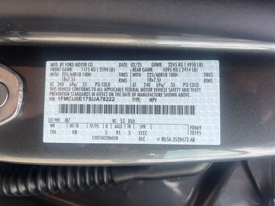 2025 Ford Escape Plug-In Hybrid Base