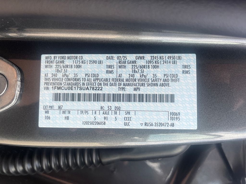 2025 Ford Escape Plug-In Hybrid Base