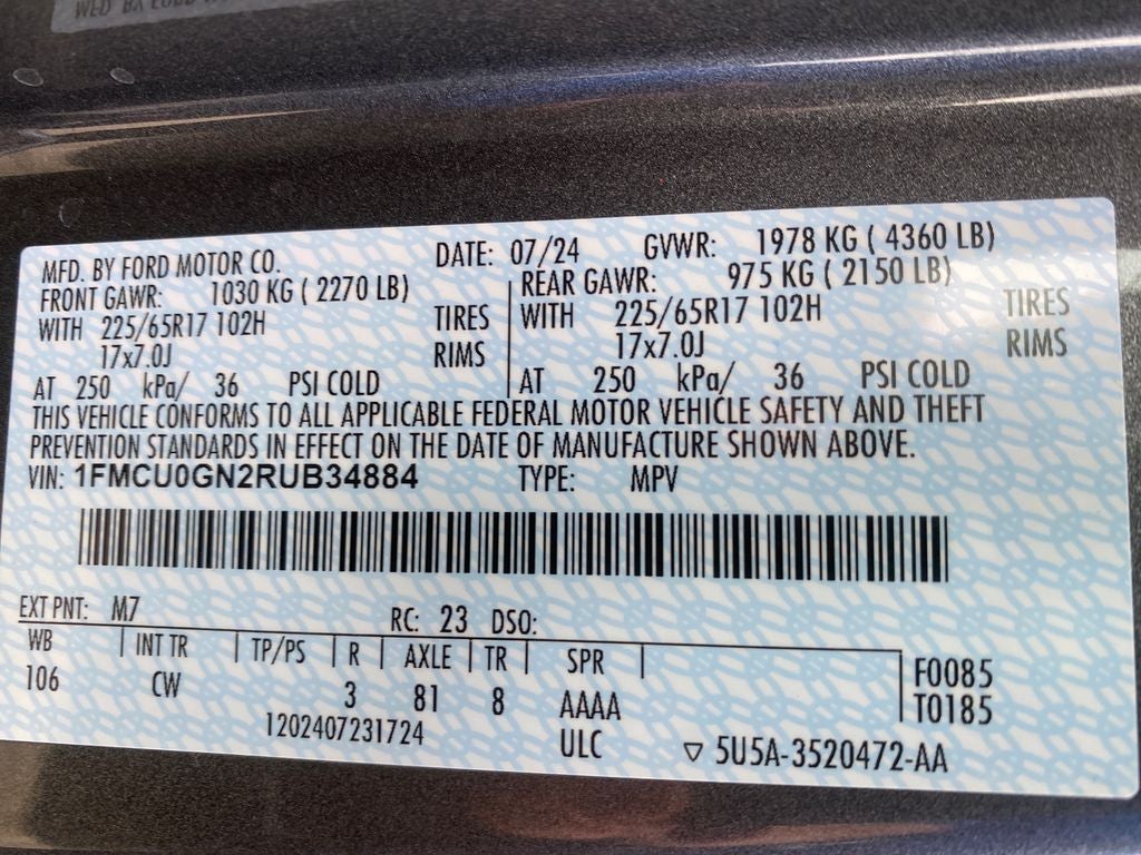 2024 Ford Escape Active