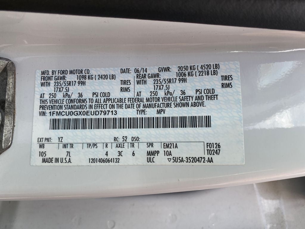 2014 Ford Escape SE