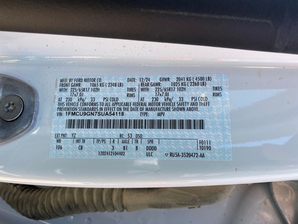 2025 Ford Escape Active