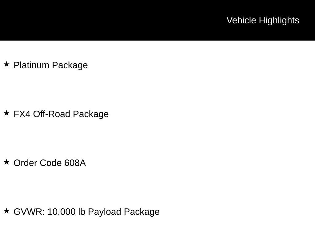 2016 Ford F-250 Platinum FX4 OFF ROAD