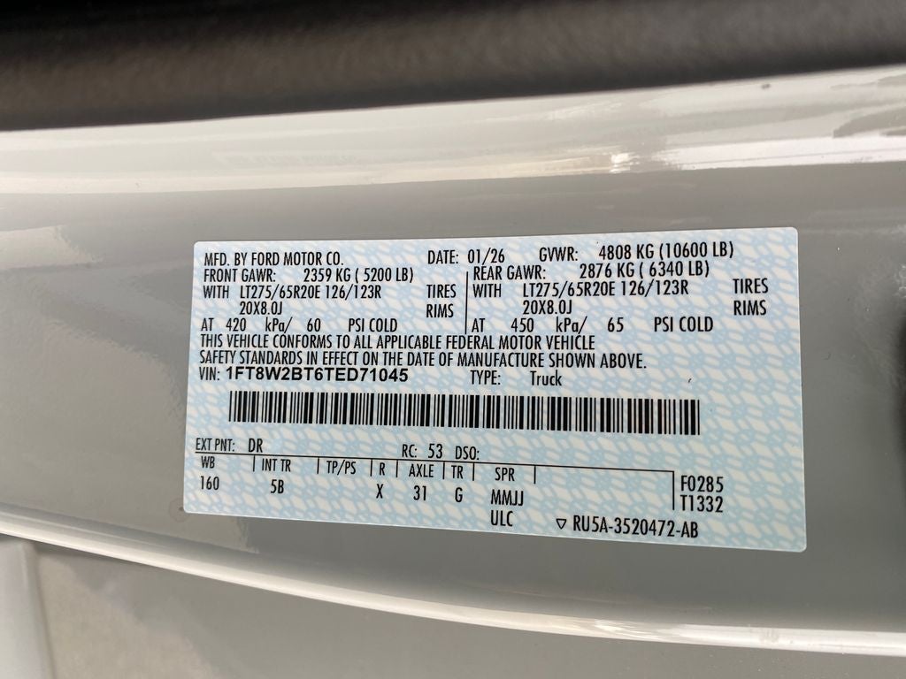 2026 Ford F-250SD F-250® Lariat®