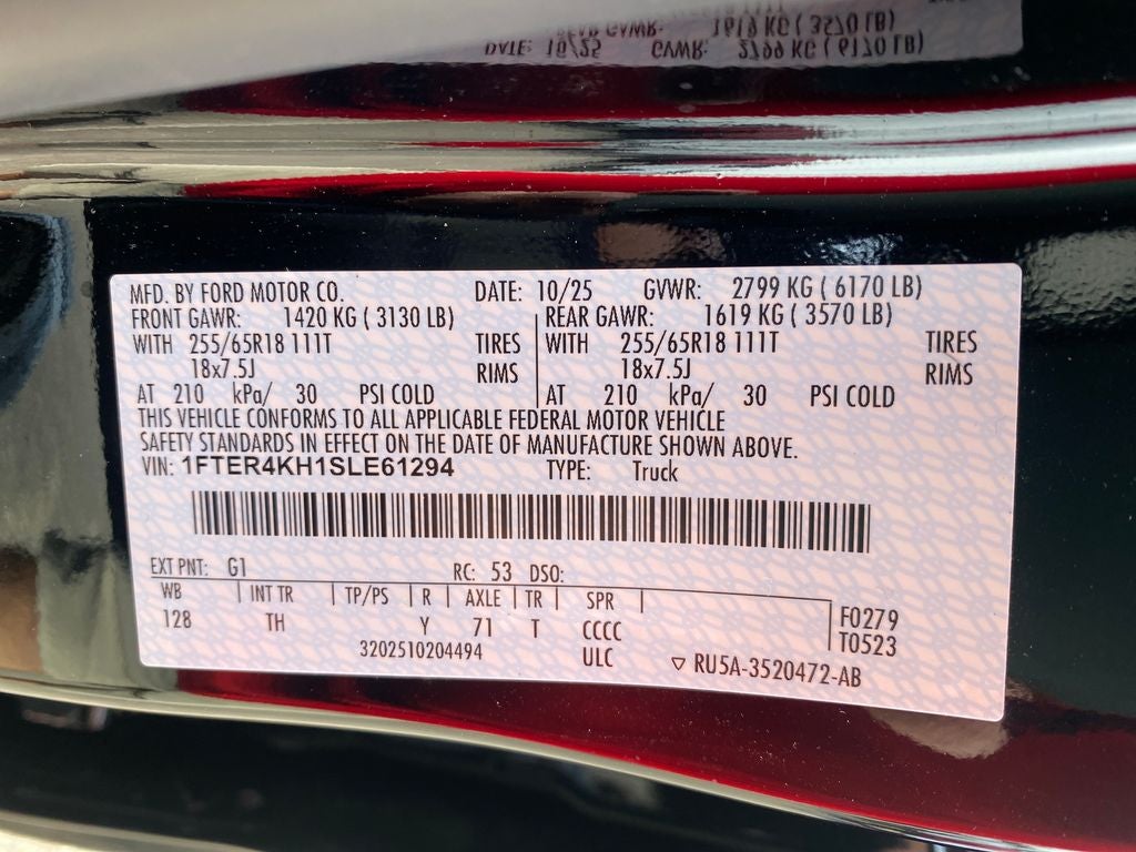 2025 Ford Ranger Lariat