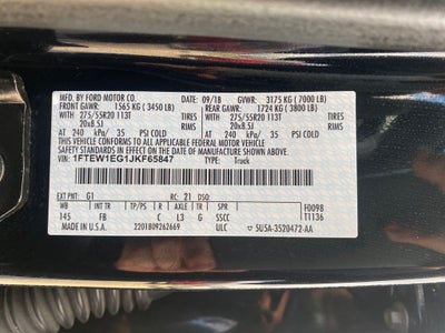 2018 Ford F-150 XLT
