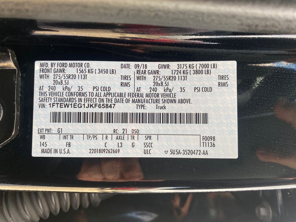 2018 Ford F-150 XLT