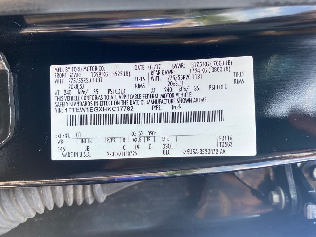 2017 Ford F-150 XLT