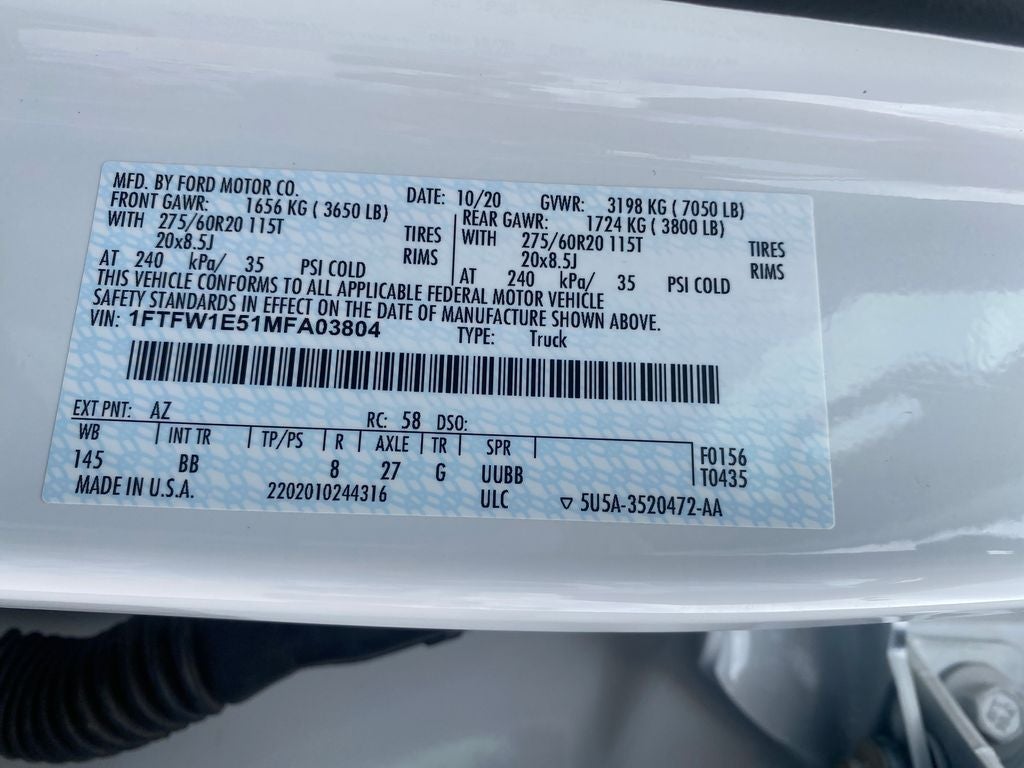 2021 Ford F-150 Platinum