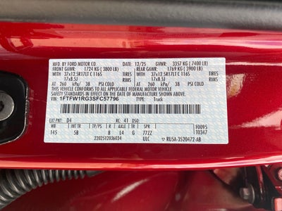 2025 Ford F-150 Raptor