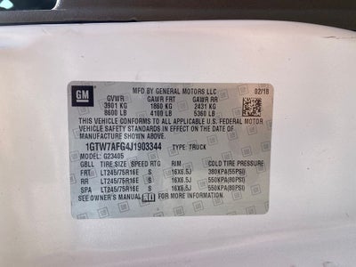 2018 GMC Savana 2500 Work Van