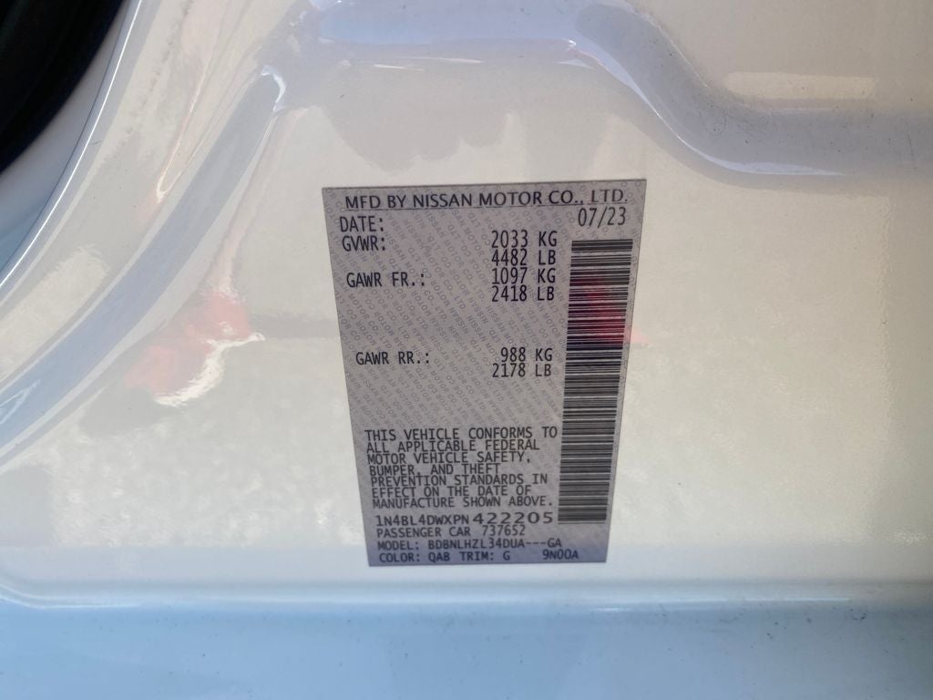 2023 Nissan Altima SV Intelligent AWD