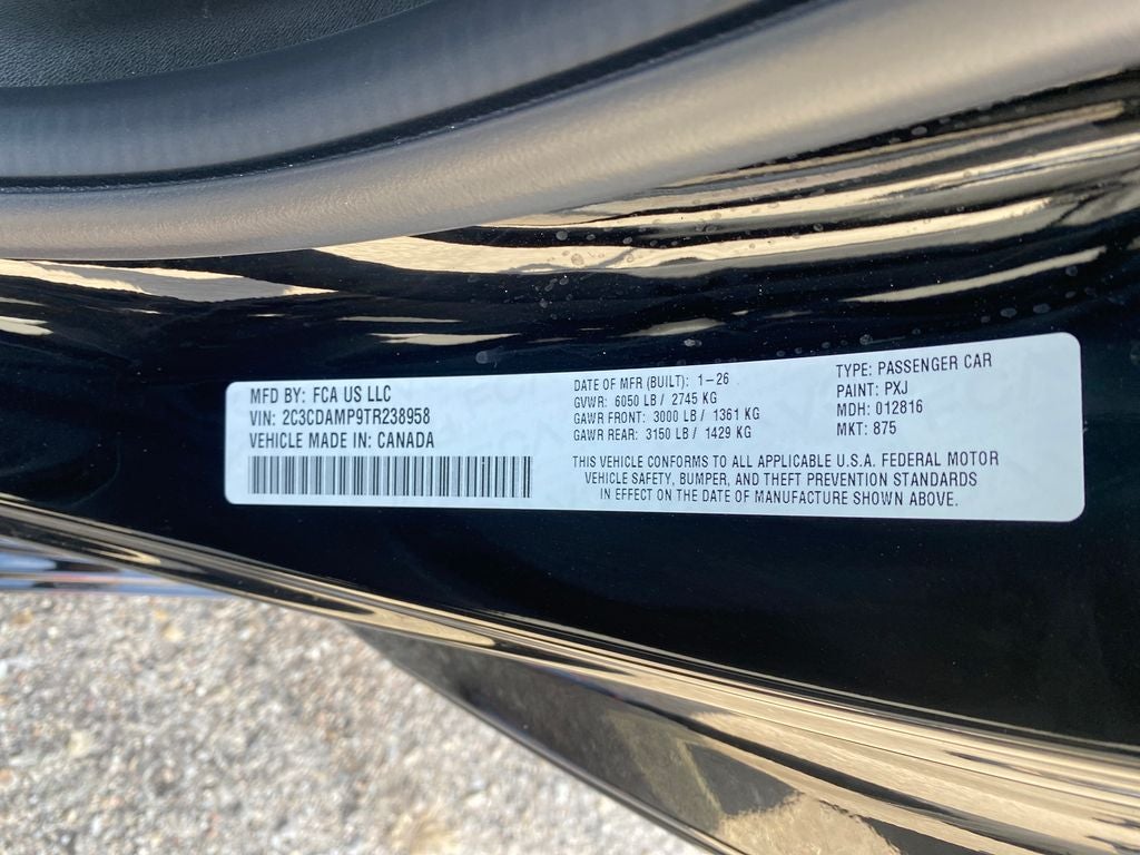 2026 Dodge Charger R/T Scat Pack Blacktop Package