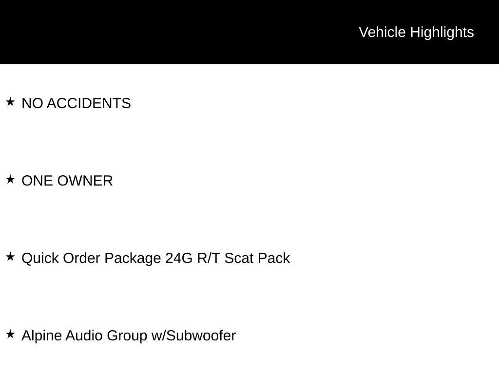 2023 Dodge Challenger R/T Scat Pack
