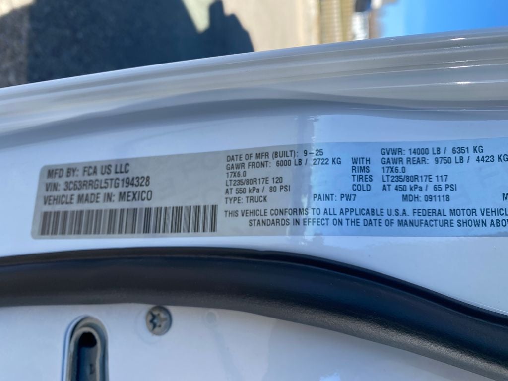 2026 RAM Ram 3500 RAM 3500 TRADESMAN CREW CAB 4X4 8' BOX