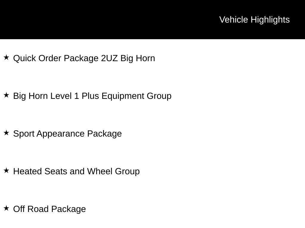 2026 RAM 2500 RAM 2500 BIG HORN CREW CAB 4X4 6'4' BOX