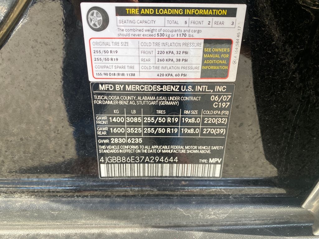 2007 Mercedes-Benz ML 350 4MATIC®