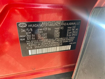 2019 Hyundai Santa Fe SE