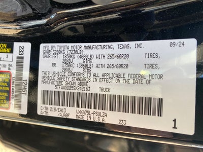 2025 Toyota Tundra Limited