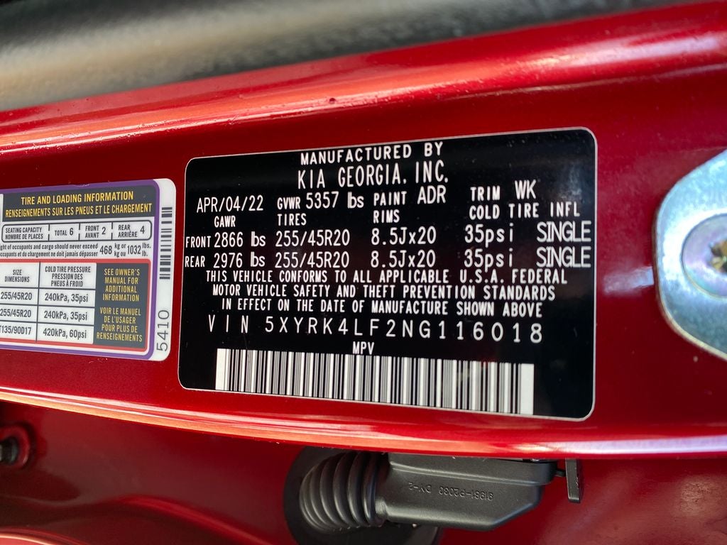 2022 Kia Sorento SX Prestige