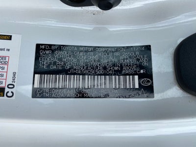 2015 Lexus RC 350 350