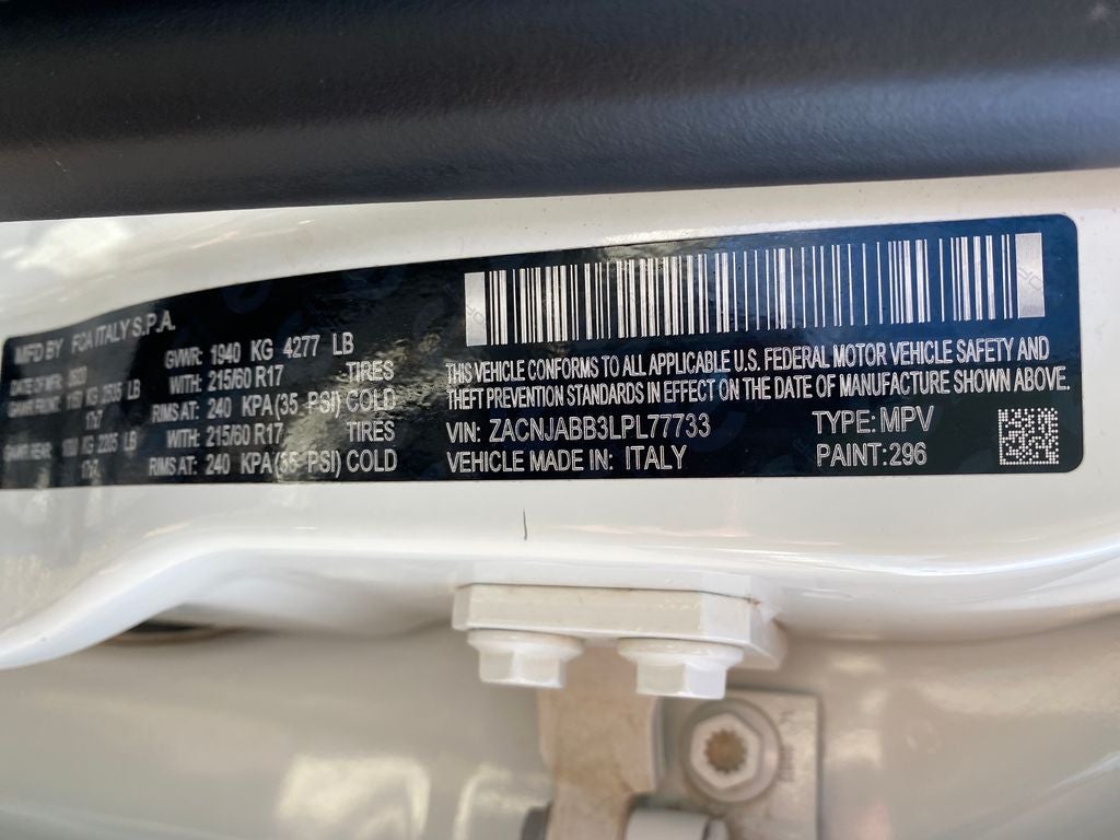 2020 Jeep Renegade Altitude FWD