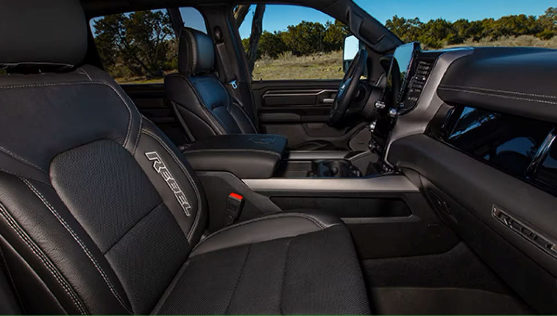The interior design of the ram 1500.