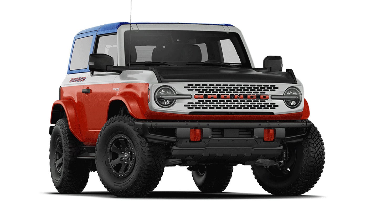 The ford bronco Stoppe Edition trim.