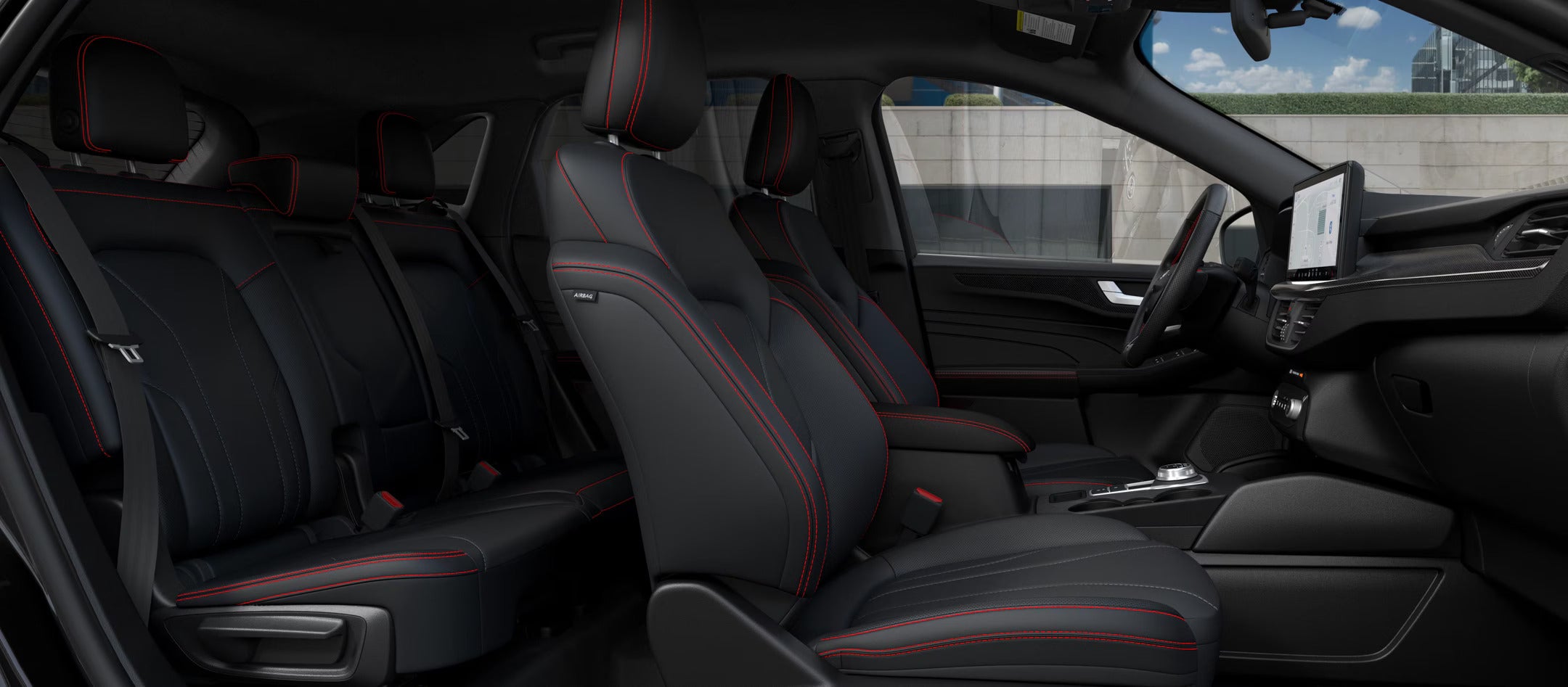 The interior design of an escape.