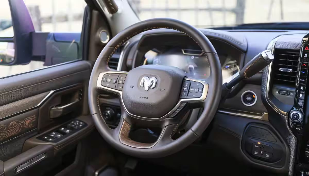 The front drivers side of the ram 3500.