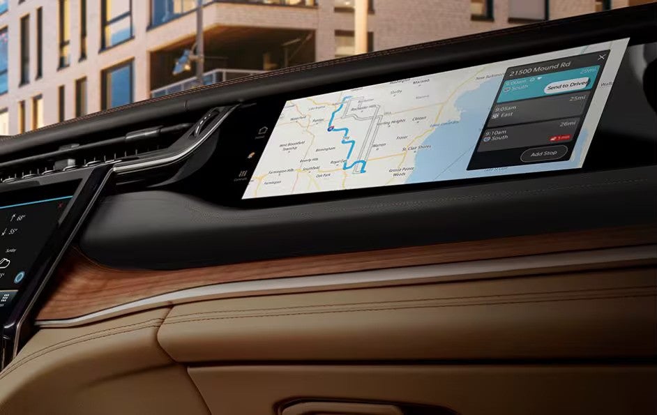 The front display screen i na cherokee.