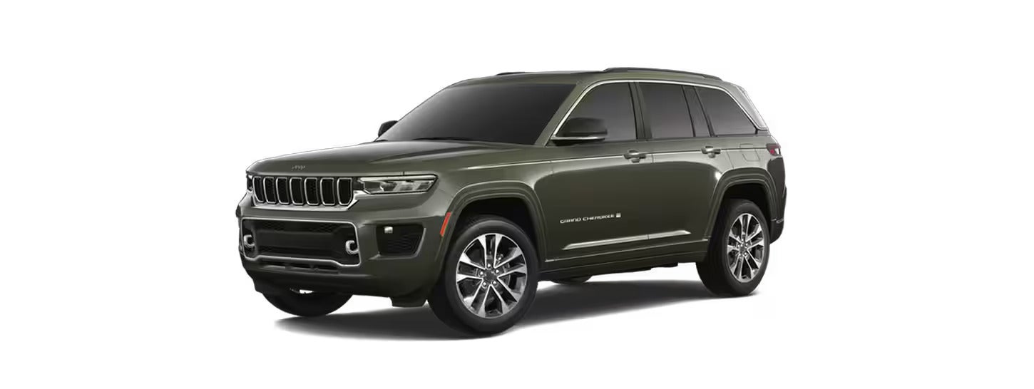 The jeep grand cherokee overland trim.