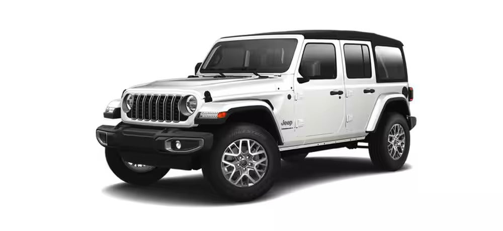 The jeep wrangler Sahara trim.