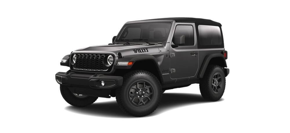 The jeep wrangler willys trim.