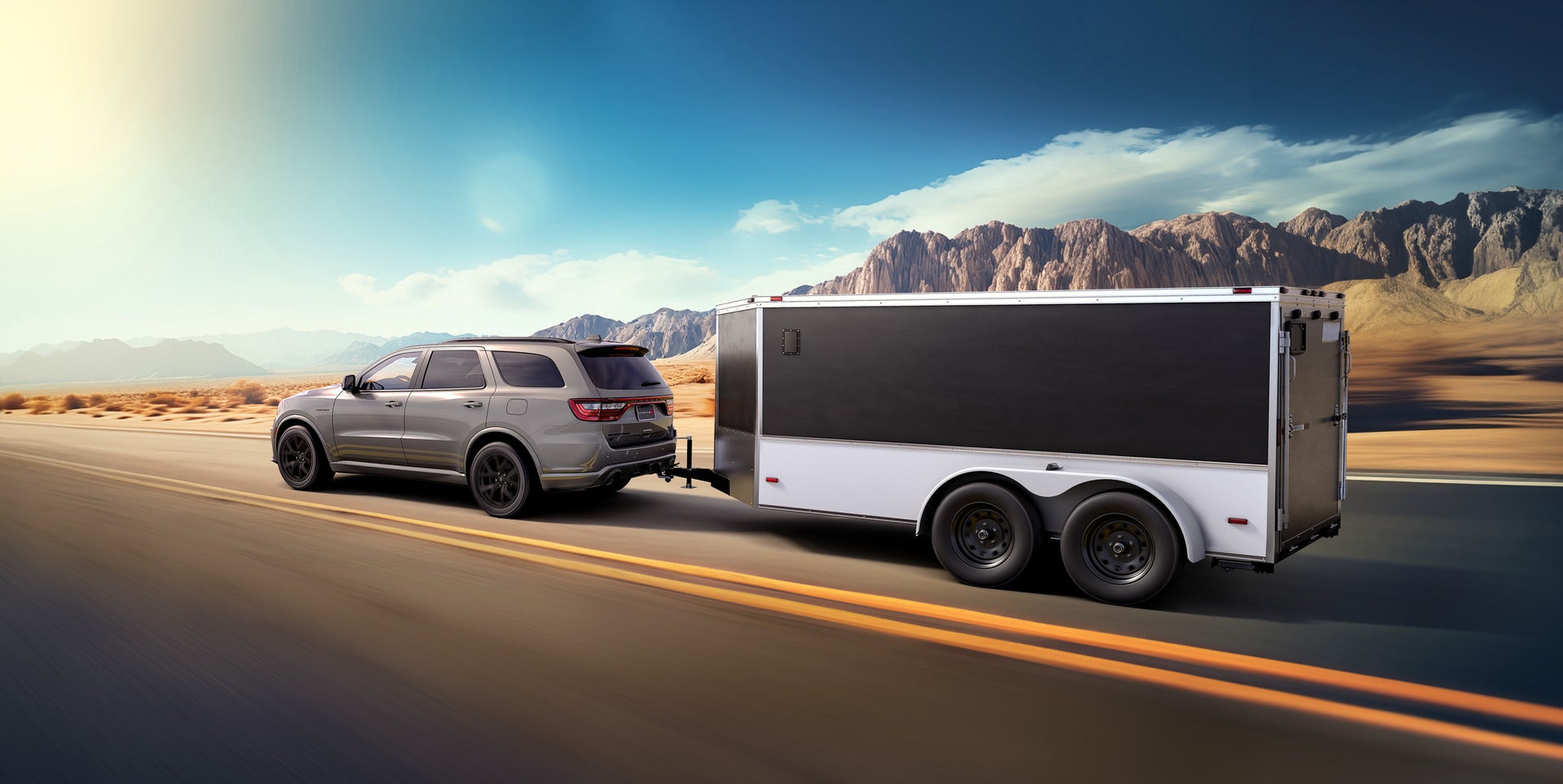 a 2026 Dodge Durango pulling a trailer
