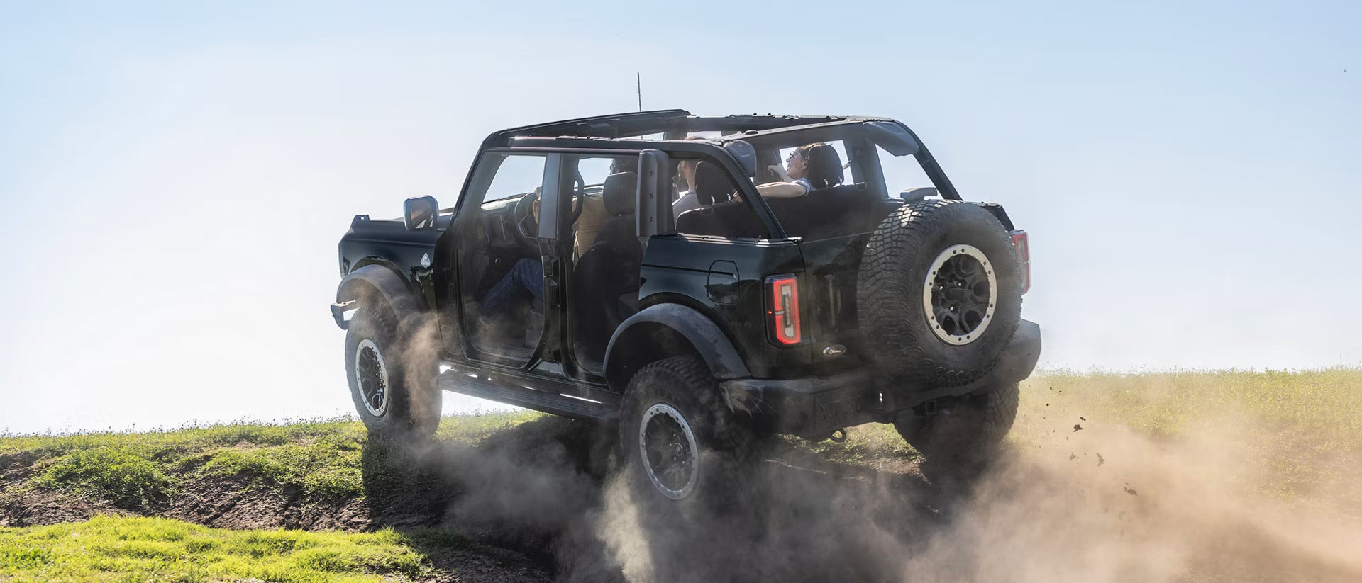 2026 Ford Bronco driving in the mountains