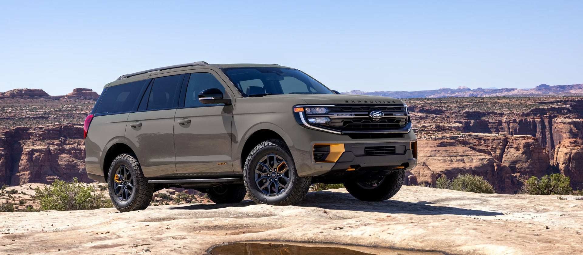 2026 Ford Expedition parked in front of a house