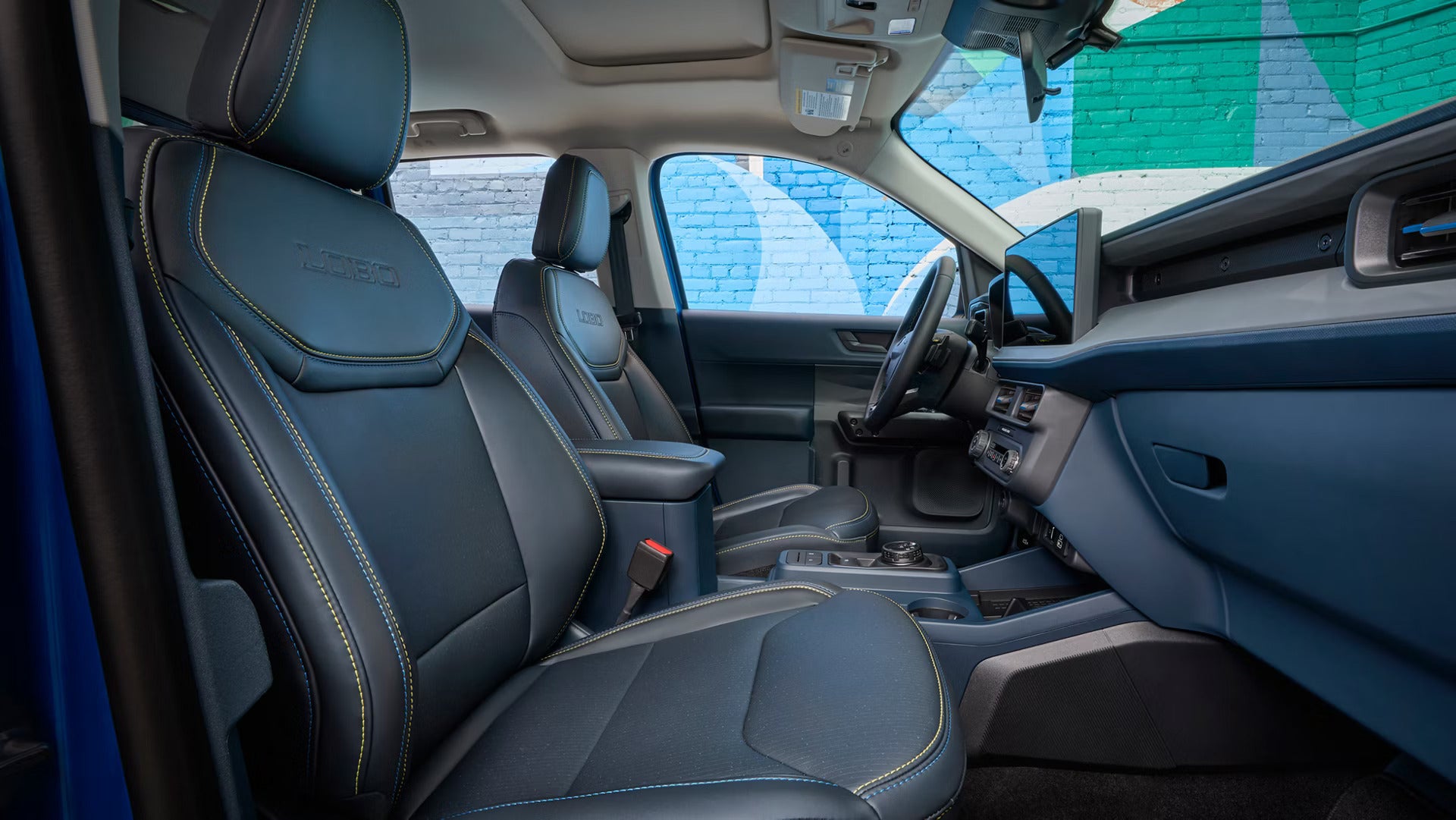 View of the interior in the new 2026 ford maverick